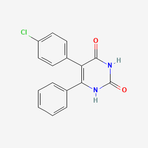 5-(4-chlorophenyl)-6-phenyl-1H-pyrimidine-2,4-dione