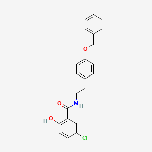 N-{2-[4-(Benzyloxy)phenyl]ethyl}-5-chloro-2-hydroxybenzamide