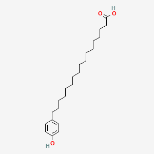 molecular formula C23H38O3 B1259468 17-(4-羟基苯基)庚十七酸 