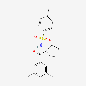 Benzenesulfonamide, N-[1-(3,5-dimethylbenzoyl)cyclopentyl]-4-methyl-