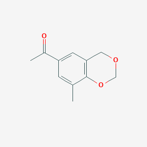 Ethanone, 1-(8-methyl-4H-1,3-benzodioxin-6-yl)-