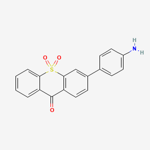 9H-Thioxanthen-9-one, 3-(4-aminophenyl)-, 10,10-dioxide