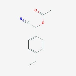 Cyano(4-ethylphenyl)methyl acetate