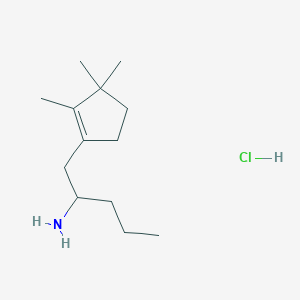 B125949 2-Amino-1-(2,3,3-trimethylcyclopent-1-en-1-yl)pentane hydrochloride CAS No. 147960-75-6