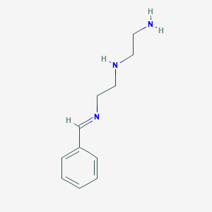 molecular formula C11H17N3 B12594945 N~1~-{2-[(E)-Benzylideneamino]ethyl}ethane-1,2-diamine CAS No. 876348-55-9