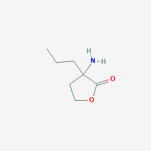 molecular formula C7H13NO2 B12594986 3-Amino-3-propyloxolan-2-one CAS No. 872983-41-0