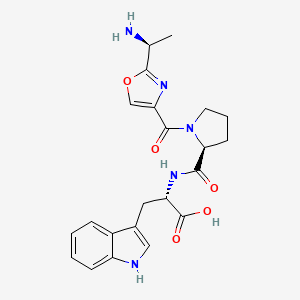 1-({2-[(1s)-1-Aminoethyl]-1,3-Oxazol-4-Yl}carbonyl)-L-Prolyl-L-Tryptophan