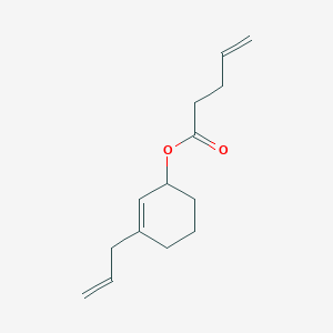 4-Pentenoic acid, 3-(2-propenyl)-2-cyclohexen-1-yl ester