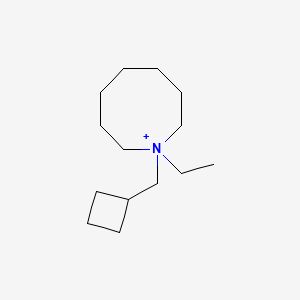 molecular formula C14H28N+ B12595026 1-(Cyclobutylmethyl)-1-ethylazocan-1-ium CAS No. 648890-21-5