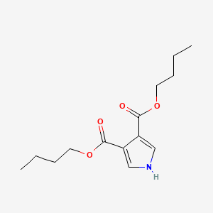 molecular formula C14H21NO4 B12595055 Dibutyl 1H-pyrrole-3,4-dicarboxylate CAS No. 647025-81-8