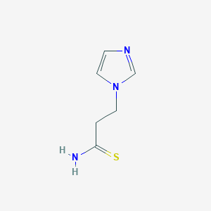 1H-Imidazole-1-propanethioamide