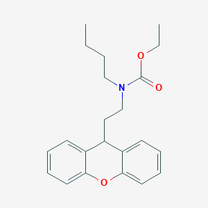 Carbamic acid, butyl[2-(9H-xanthen-9-yl)ethyl]-, ethyl ester