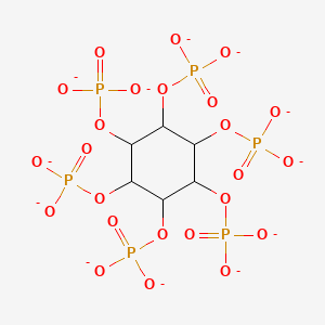molecular formula C6H6O24P6-12 B1259508 Myo-inositol hexakisphosphate(12-) CAS No. 3929-21-3