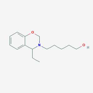 5-(4-Ethyl-2H-1,3-benzoxazin-3(4H)-yl)pentan-1-ol