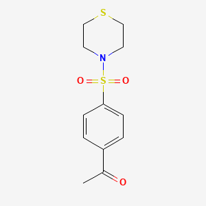 1-[4-(Thiomorpholine-4-sulfonyl)-phenyl]-ethanone