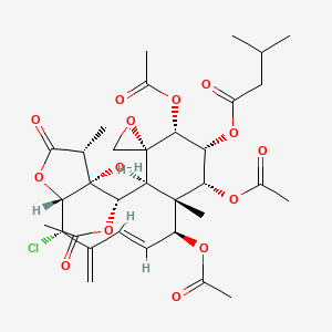 molecular formula C33H43ClO14 B1259510 Juncin O, (rel)- 