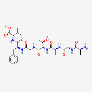 L-Alanyl-L-alanyl-L-alanyl-L-threonylglycyl-L-phenylalanyl-L-valine