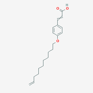 3-{4-[(Undec-10-en-1-yl)oxy]phenyl}prop-2-enoic acid