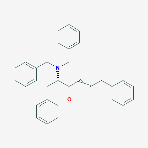 molecular formula C32H31NO B12595113 (2S)-2-(dibenzylamino)-1,6-diphenylhex-4-en-3-one CAS No. 648895-40-3