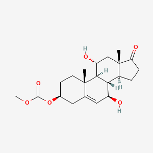 (3beta)-7,11-Dihydroxy-17-oxoandrost-5-en-3-yl methyl carbonate