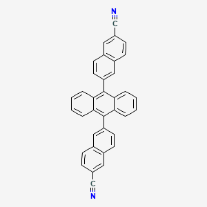 6,6'-(Anthracene-9,10-diyl)di(naphthalene-2-carbonitrile)