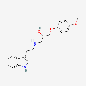 1-{[2-(1H-Indol-3-yl)ethyl]amino}-3-(4-methoxyphenoxy)propan-2-ol