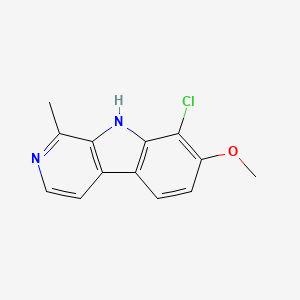 8-Chloro-7-methoxy-1-methyl-9H-beta-carboline