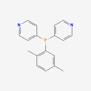 molecular formula C18H17N2P B12595183 (2,5-Dimethylphenyl)bis(4-pyridyl)phosphine CAS No. 625856-30-6