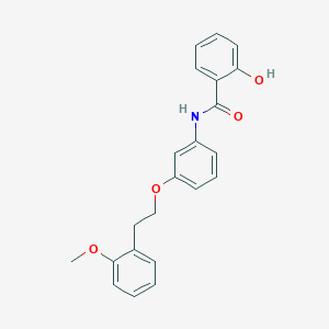 2-Hydroxy-N-{3-[2-(2-methoxyphenyl)ethoxy]phenyl}benzamide