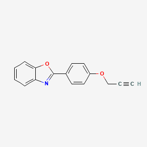 2-{4-[(Prop-2-yn-1-yl)oxy]phenyl}-1,3-benzoxazole