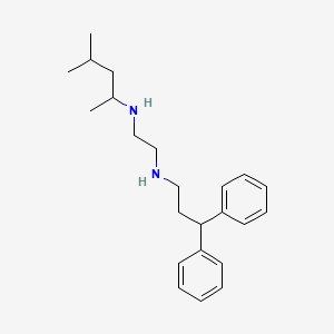 molecular formula C23H34N2 B12595255 N~1~-(3,3-Diphenylpropyl)-N~2~-(4-methylpentan-2-yl)ethane-1,2-diamine CAS No. 627519-66-8