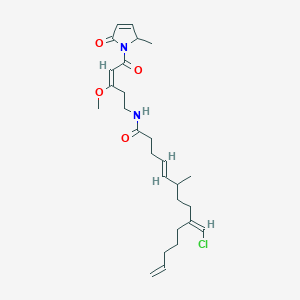 molecular formula C27H39ClN2O4 B1259526 Jamaicamide C 