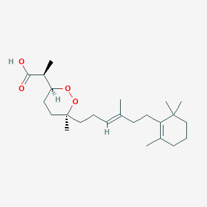 molecular formula C24H40O4 B1259528 表穆奎菌素 A 