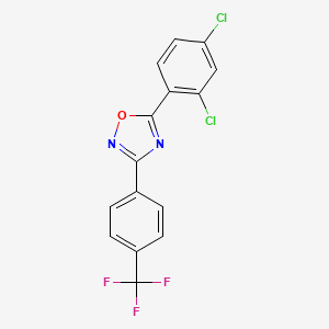 1,2,4-Oxadiazole, 5-(2,4-dichlorophenyl)-3-[4-(trifluoromethyl)phenyl]-