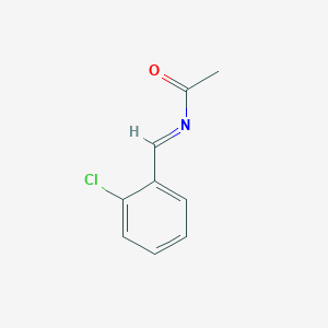 molecular formula C9H8ClNO B12595285 N-[(2-Chlorophenyl)methylene]-acetamide CAS No. 906650-83-7