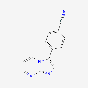 4-(Imidazo[1,2-a]pyrimidin-3-yl)benzonitrile