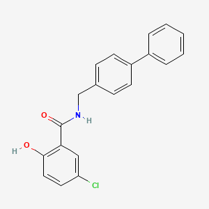 N-[([1,1'-Biphenyl]-4-yl)methyl]-5-chloro-2-hydroxybenzamide