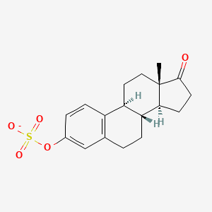 molecular formula C18H21O5S- B1259533 雌酮 3-硫酸盐(1-) 