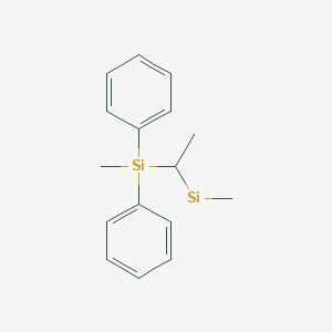 molecular formula C16H20Si2 B12595373 CID 78064626 