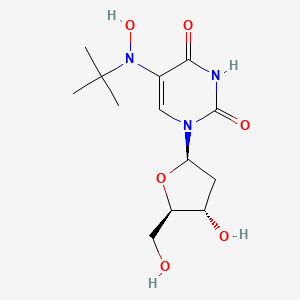 5-[tert-Butyl(hydroxy)amino]-2'-deoxyuridine