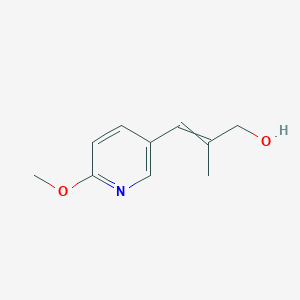 3-(6-Methoxypyridin-3-yl)-2-methylprop-2-en-1-ol