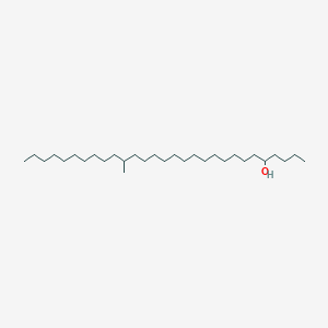 molecular formula C30H62O B12595394 19-Methylnonacosan-5-OL CAS No. 647025-02-3