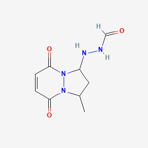 N'-(3-Methyl-5,8-dioxo-2,3,5,8-tetrahydro-1H-pyrazolo[1,2-a]pyridazin-1-yl)formohydrazide