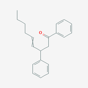 1,3-Diphenylnon-4-EN-1-one