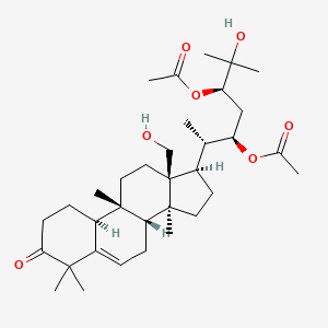molecular formula C34H54O7 B1259545 白盖毒伞素 A 