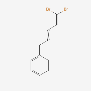 molecular formula C11H10Br2 B12595453 (5,5-Dibromopenta-2,4-dien-1-YL)benzene CAS No. 646533-98-4