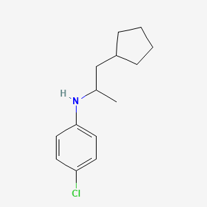 4-Chloro-N-(1-cyclopentylpropan-2-yl)aniline