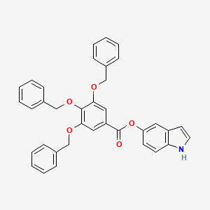 1H-Indol-5-yl 3,4,5-tris(benzyloxy)benzoate