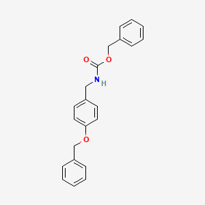 Benzyl {[4-(benzyloxy)phenyl]methyl}carbamate