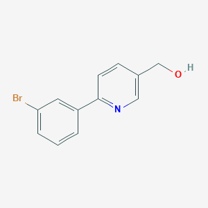 [6-(3-Bromophenyl)pyridin-3-yl]methanol